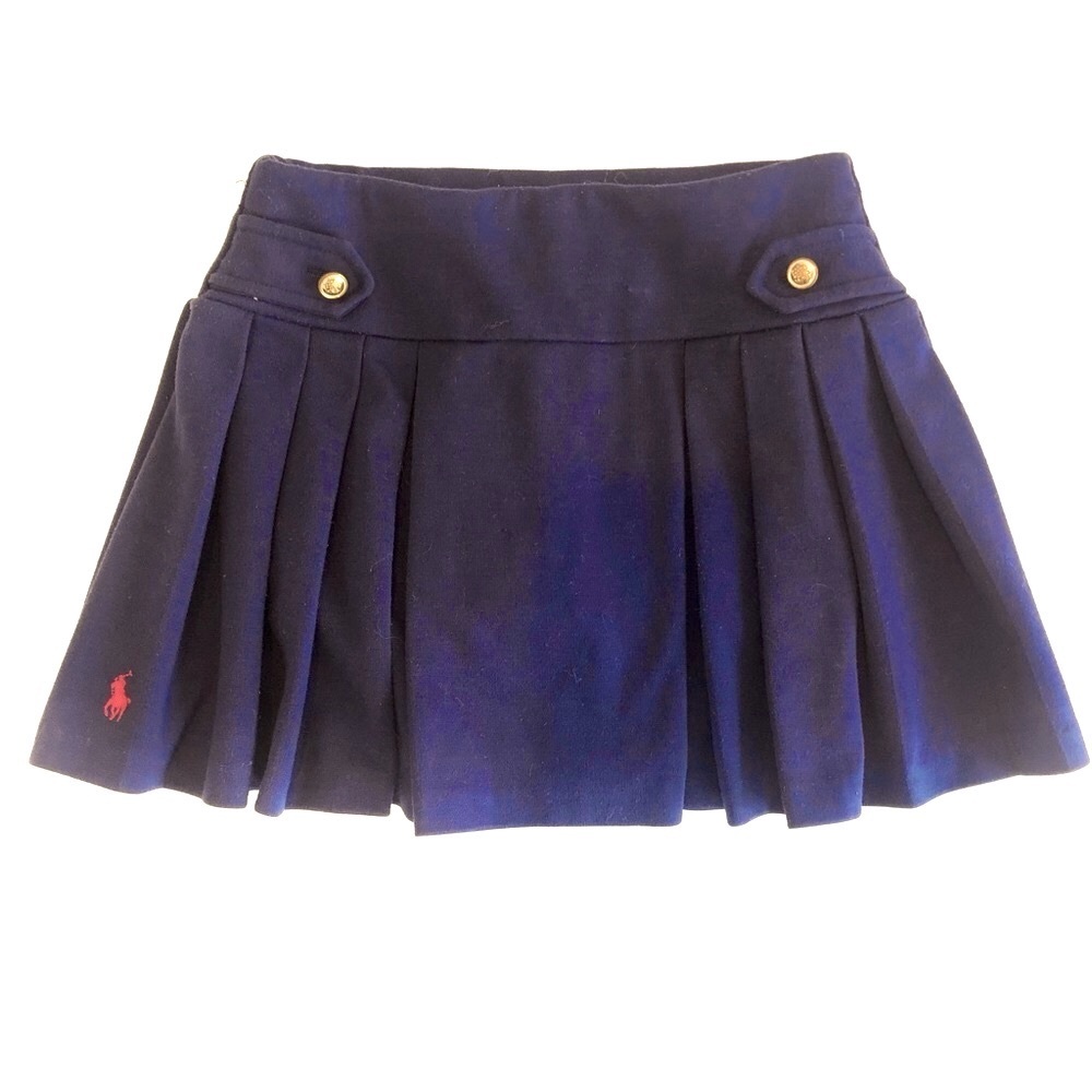 Ralph Lauren pleated knit skirt